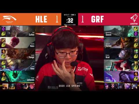 2020 LCK Week 3 - HLE vs GRF Game 3 - Hanwha Life vs Griffin G3 W3D4