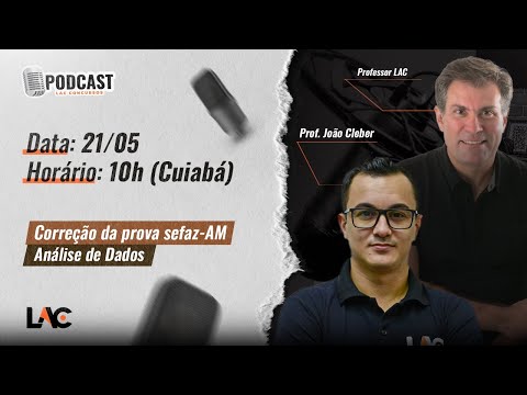 Papo de Concurseiro - Correção da prova SEFAZ-AM - Análise de dados