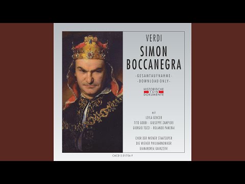 Simon Boccanegra, Teil 1, erster Akt, Anfang: Che rispose