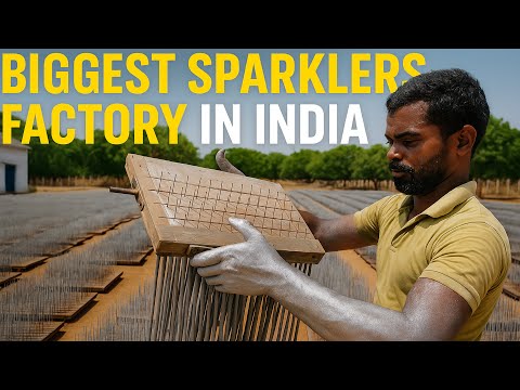 Rotating Sparklers Making in Fireworks Factory | Trending Cracker |Crackers Manufacturing Series #05
