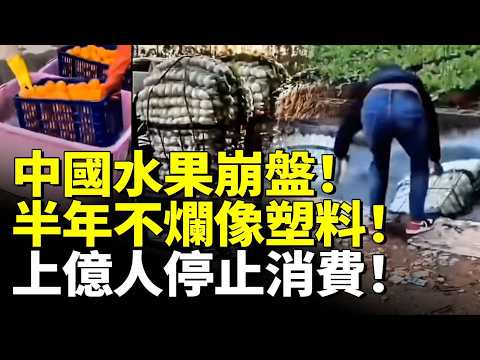 中國水果崩盤！半年不爛像塑料！吃完就中毒！上億人停止消費！　#看大陸 #睇大陸