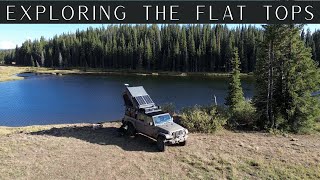 Exploring the Flat Top Area of White River National Forest, Colorado