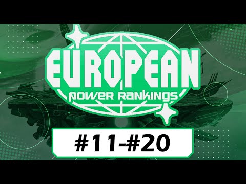 European Power Rankings - 2024 Full Year - 20–11