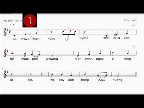 Tập đọc nhạc số 2 lớp 9 || TĐN số 2 lớp 9 || Nghệ sĩ với cây đàn