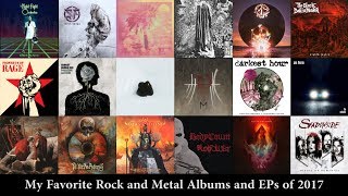 My Favorite Rock and Metal Albums and EPs of 2017