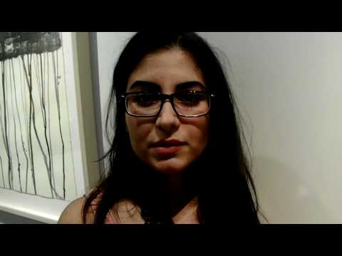 Iranian American Artist speaks Re Women in Iran