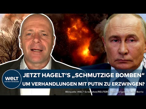 UKRAINE KRIEG: Heftiger Vorwurf! "Schmutzige Bomben auf Saporischschja" um mit Putin zu verhandeln?