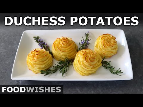, title : 'Duchess Potatoes - Easiest "Fancy" Potato Trick Ever - Food Wishes'