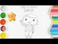 How To Draw MIA From LittleBabyBum LBB Characters Drawing Little Baby Bum