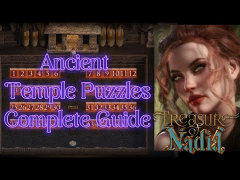 All Ancient Temple Puzzles Complete Guide - Treasure of Nadia