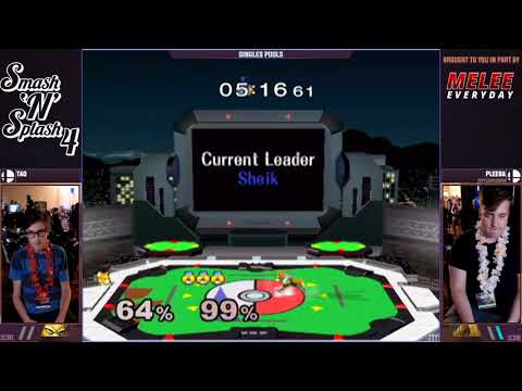 Smash'N'Splash 4 RR POOLS - Tao (Captain Falcon, Fox) vs Pleeba (Sheik)
