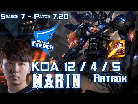 AFs MaRin AATROX vs REK'SAI Jungle - Patch 7.20 KR Ranked