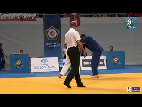 Judo 2014 European Championships Cadets: Gasyuk (UKR) - Karro (EST) [+90kg]