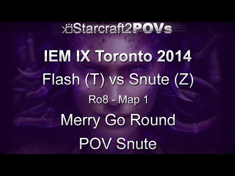 SC2 HotS - IEM IX Toronto 2014 - Flash vs Snute - Ro8 - Map 1 - Merry Go Round - Snute
