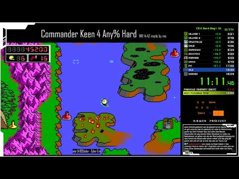 Commander Keen 4 Hard Speedrun ANY% - in 14:50