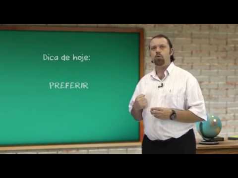 Quadro Na Sala de Aula - Regência do verbo preferir