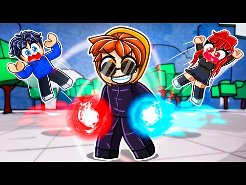 TROLLING Players with an ADMIN GOJO MOVESET in The Strongest Battlegrounds