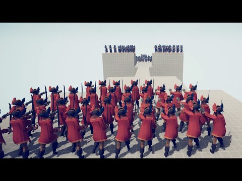 100x ARCHERS + 1 CATAPULT vs PIRATES CAPITANS - Totally Accurate Battle Simulator