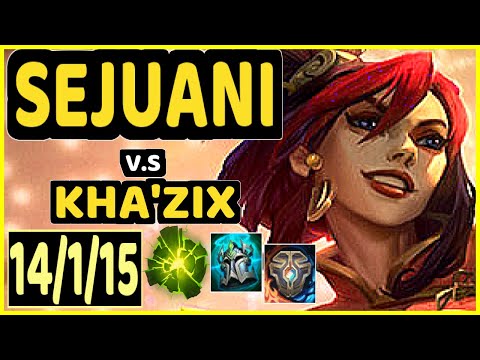 AKAADIAN (SEJUANI) vs KHA'ZIX - 14/1/15 KDA JUNGLE CHALLENGER GAMEPLAY - NA