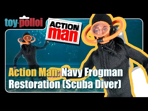 Vintage Action Man Navy Frogman (Scuba Diver) Restoration - Toy Polloi