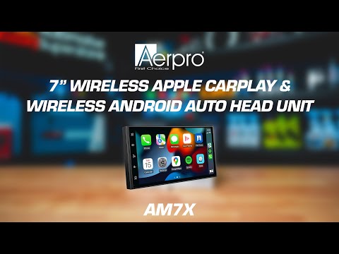 Aerpro AM7X 7" Wireless Apple CarPlay & Android Auto Head Unit | SPECS & FEATURES OVERVIEW