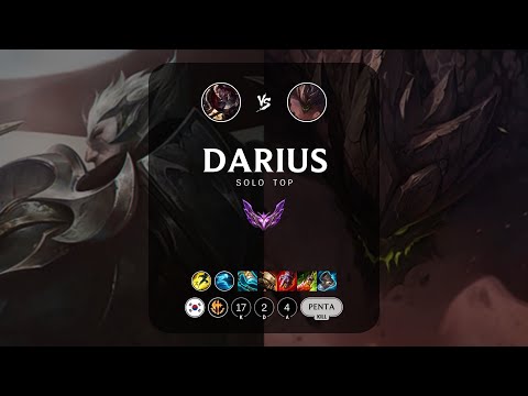 Darius Top vs Malphite - KR Master Patch 13.18