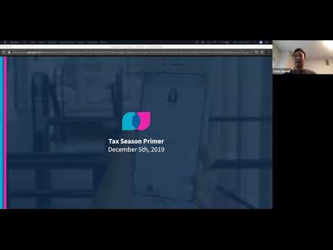 Webinar - Tax Season Primer