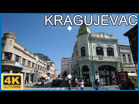 [4K] Kragujevac - Serbia🇷🇸Walking Tour - City Centre