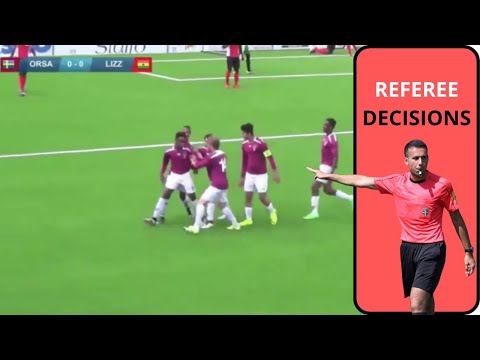 Referee decisions: Orsa IF FK - Lizzy FC - B18 Gothia Cup 2016