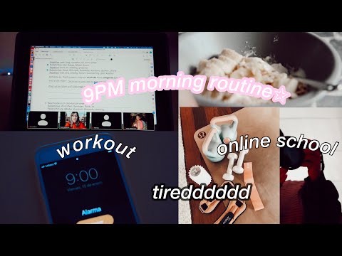 9PM morning routine!!☀︎︎ (first video)// alicia marin