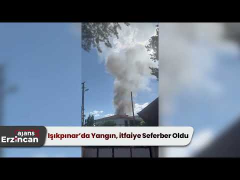 Işıkpınar’da Yangın, itfaiye Seferber Oldu