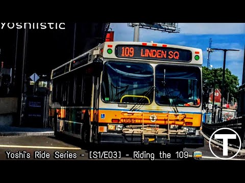 Inside on a Hybrid! | Yoshi's Ride Series {S1-E03} - Riding the 109 🚌 - {MBTA}
