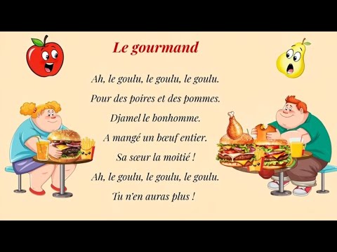 Le gourmand ! السنة الثالثة ابتدائي الجزائر أنشودة