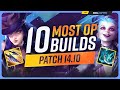 The 10 NEW MOST OP BUILDS on Patch 14.10 - League of Legends