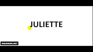 How To Pronounce French First Name # JULIETTE