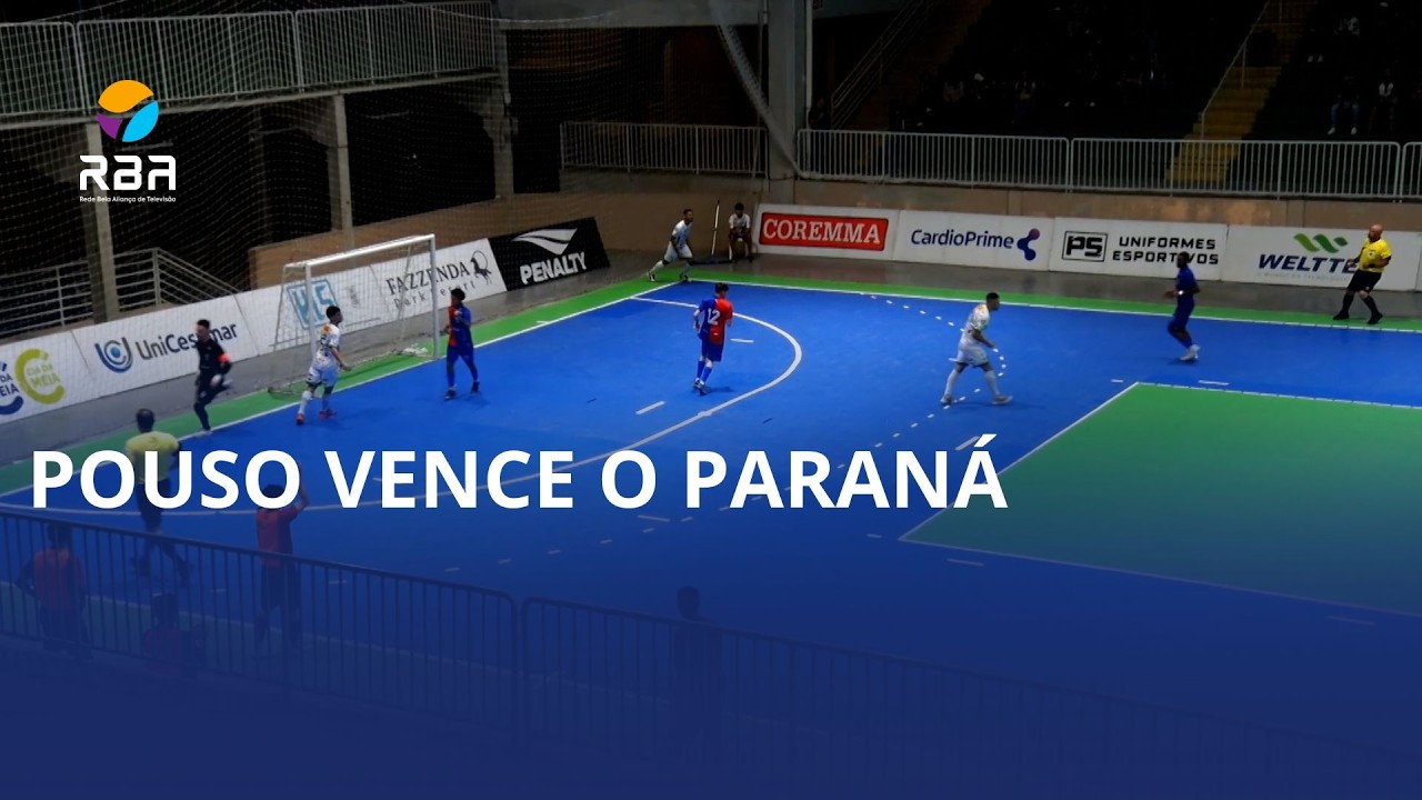 Copa do Brasil de Futsal.  Pouso vence o Paraná de virada em casa