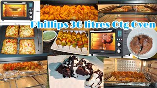Philips HD6976/00 36-liters Otg Unboxing and Honest Review// Demo about baking,grilling & toasting.