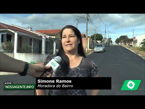 Em Guamiranga moradores do Cohapar Antiga recebe pavimentação asfática. VÍDEO!