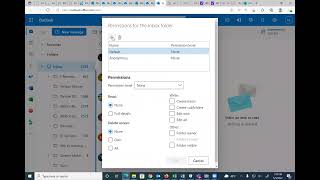 Sharing Outlook folder or inbox permission
