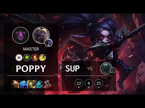 Poppy Support vs Pyke - KR Master Patch 11.24b
