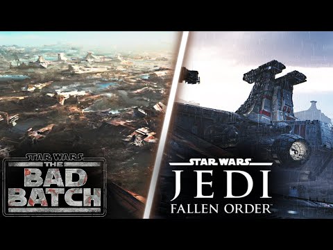 The Bad Batch lands on Bracca and enters the Jedi Cruiser w/ Fallen Order footage! [4K ULTRA HD]