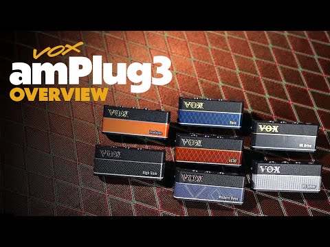VOX amPlug3 Headphone Amplifiers: Overview