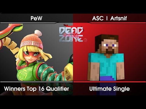 DEAD ZONE Winners Top 16 Qualifier - PeW (Min Min) Vs. Artsnif (Steve) SSBU Ultimate Tournament
