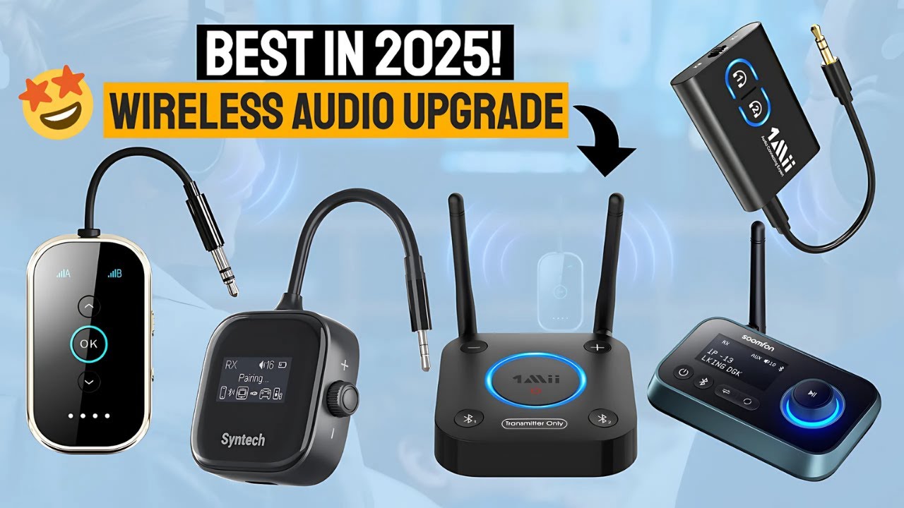 Top 5 Best Bluetooth Transmitters in 2025 | High-Quality Audio & Connectivity