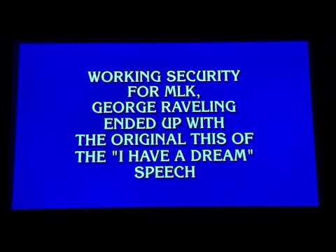 Double Jeopardy, Kevin Walsh Day 4 - 2nd Daily Double (10/13/20)