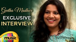 Geetha Madhuri Exclusive Interview | Singer Geetha Madhuri | Celebrities Exclusive Interviews