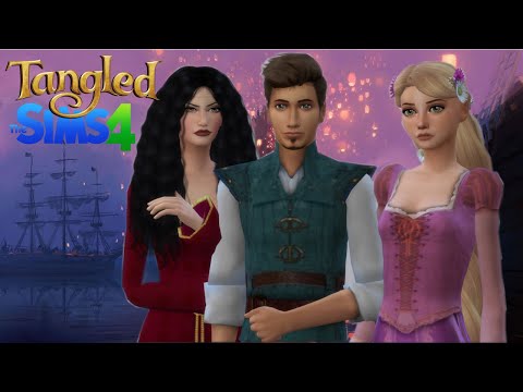 Rapunzel, Flynn und Gothel! - Sims 4 CAS l Disneyworld