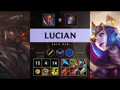 Lucian Mid vs Orianna - EUW Diamond Patch 25.19