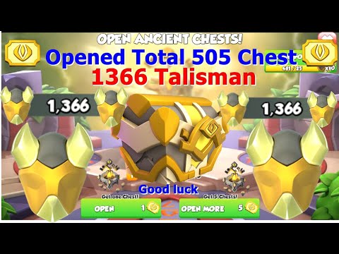 Collected 1366 Holy Talisman in 2 week-Dragon Mania Legends | Origin of Energy Ancient Event | DML