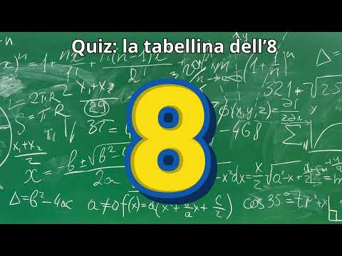 Quiz la tabellina dell'8